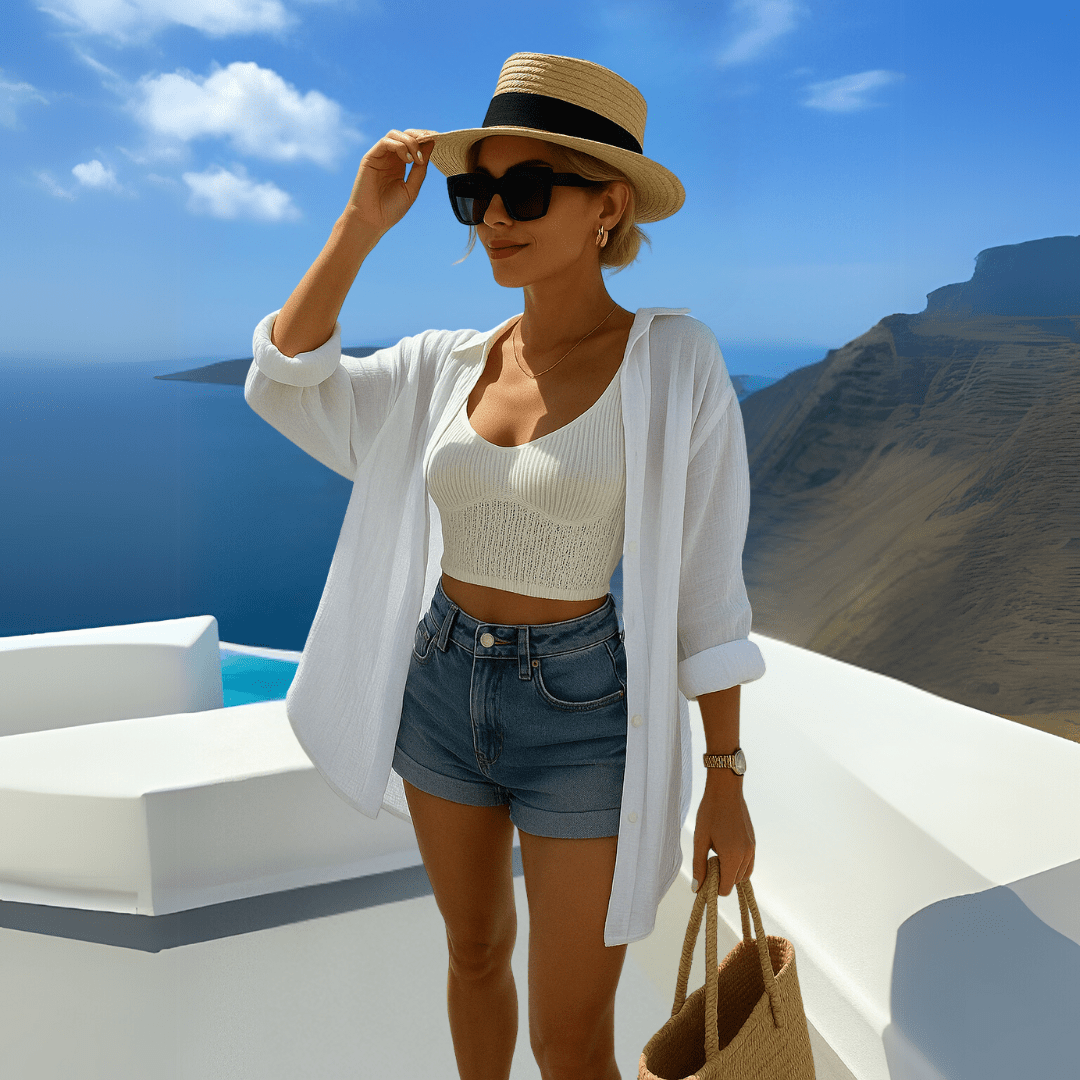 Annabel™ | Ibiza Style Casual Blouse - Lune Amsterdam
