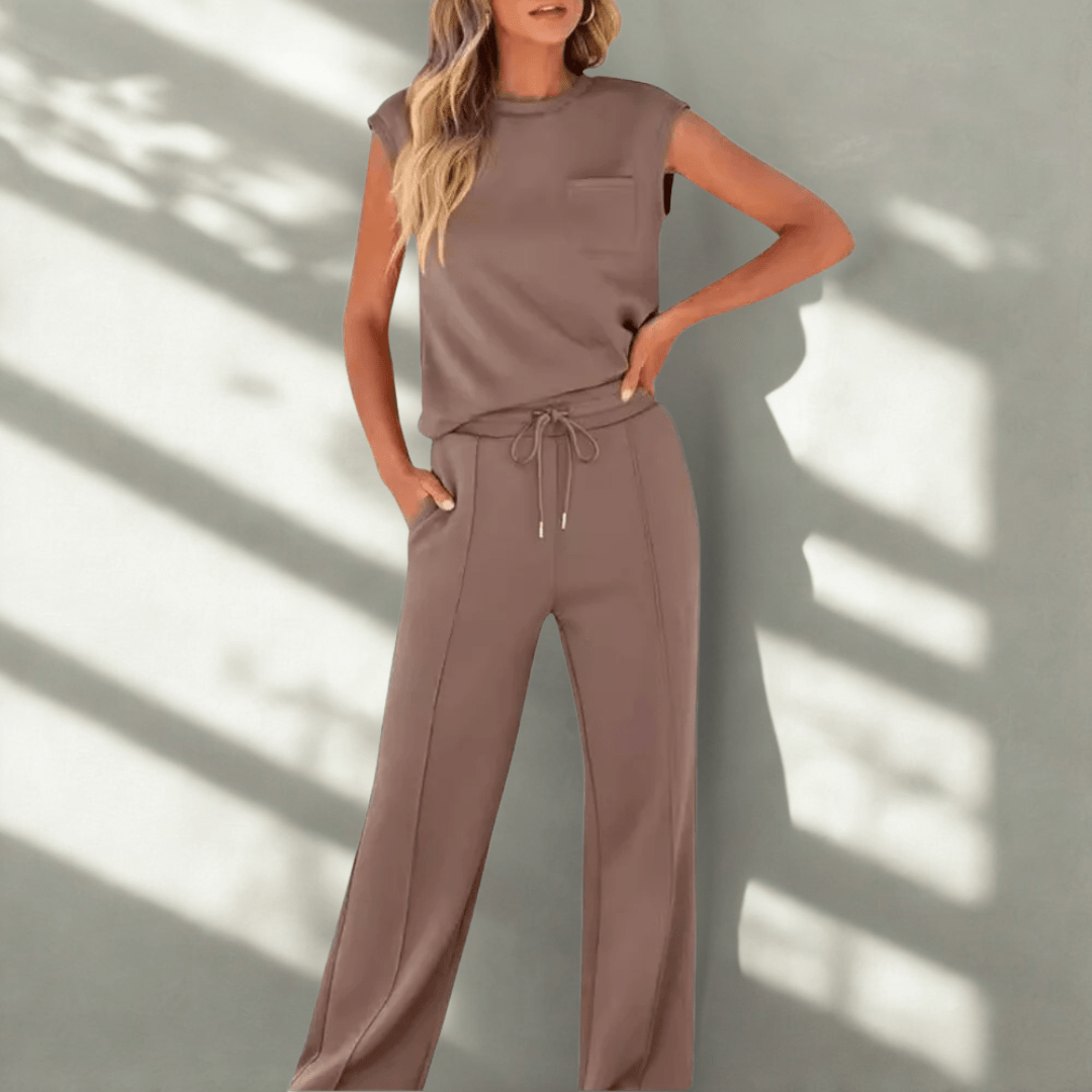 Christel™ | Travelsuit korte mouw - Lune Amsterdam