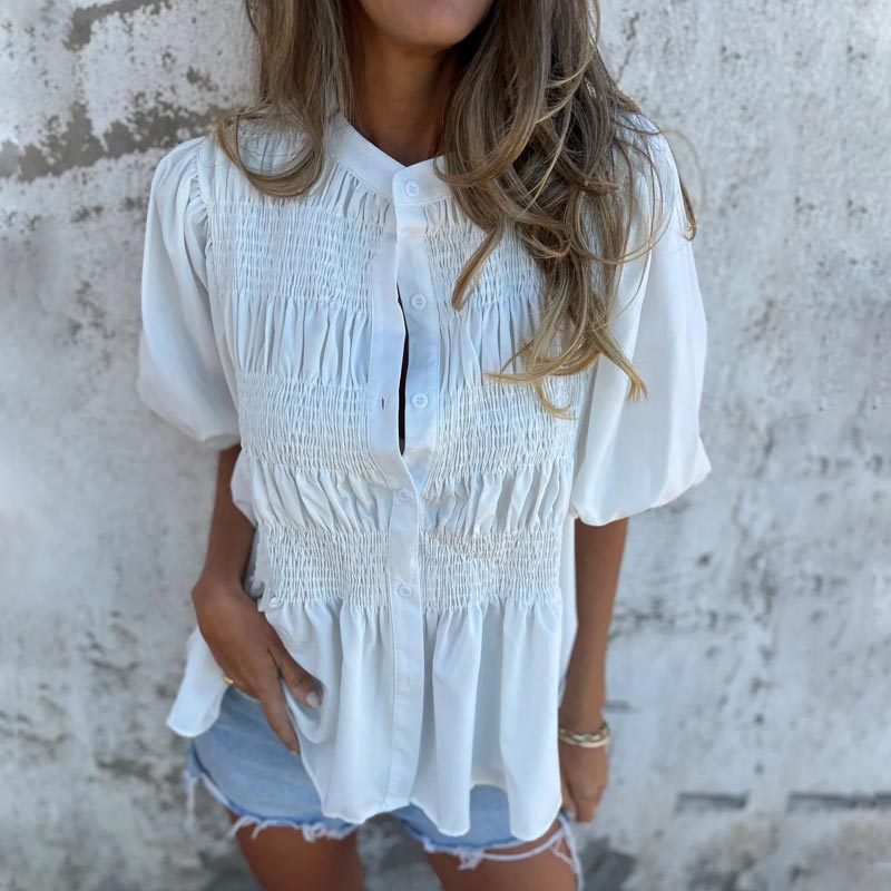 Dominique™ | Chique Ibiza - Style Blouse - Lune Amsterdam