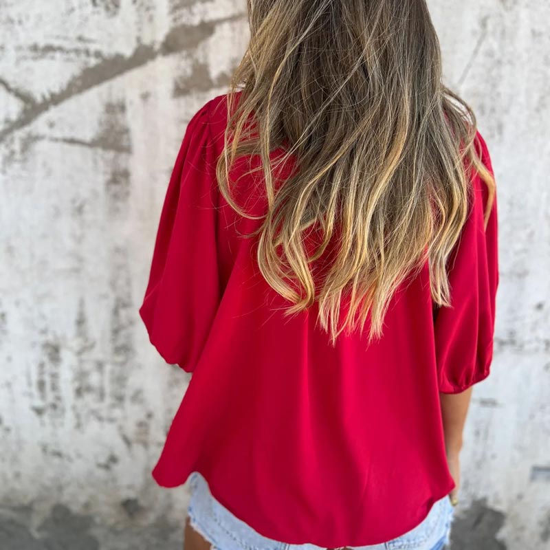Dominique™ | Chique Ibiza - Style Blouse - Lune Amsterdam
