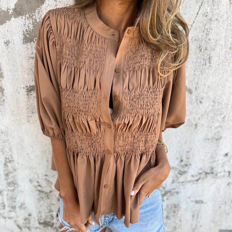Dominique™ | Chique Ibiza - Style Blouse - Lune Amsterdam