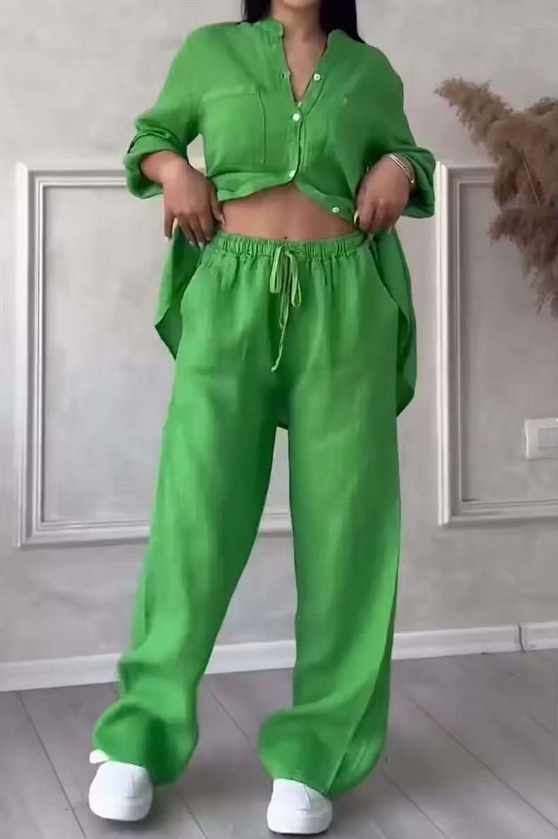 Dominique | Linnen Co - ord Set - Lune Amsterdam