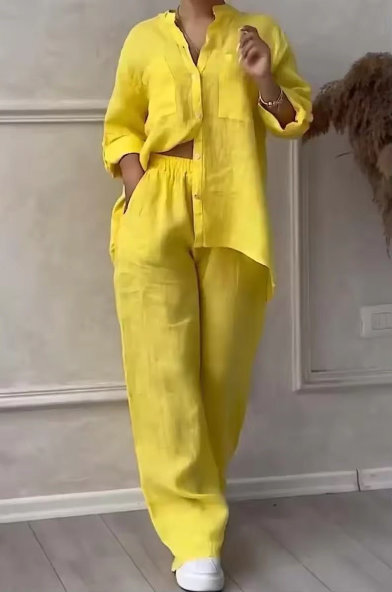 Dominique | Linnen Co - ord Set - Lune Amsterdam