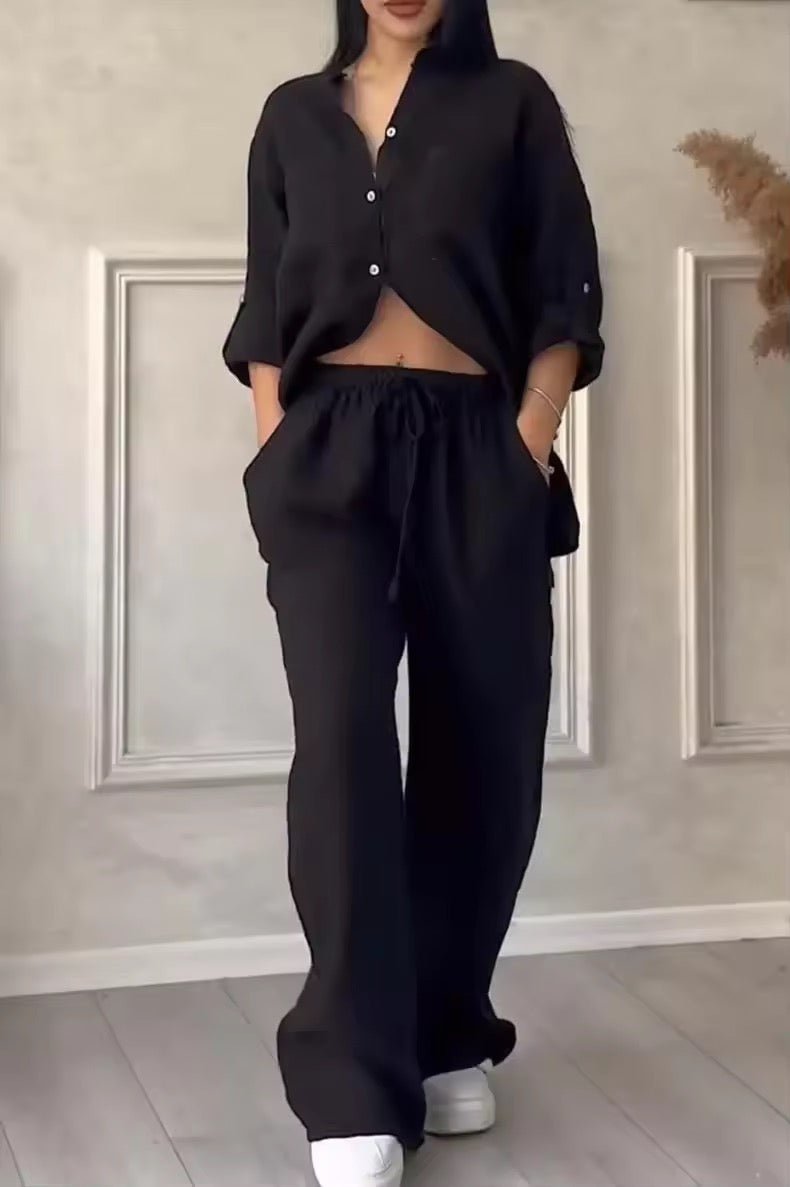 Dominique | Linnen Co - ord Set - Lune Amsterdam
