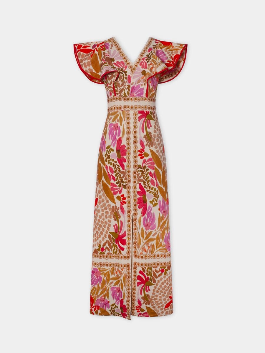 Donna™ | Kleurrijke Maxi Jurk - Lune Amsterdam