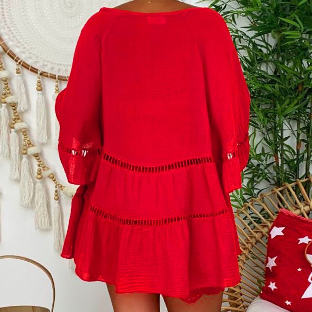 Elina | Ruffle Blouse - Lune Amsterdam