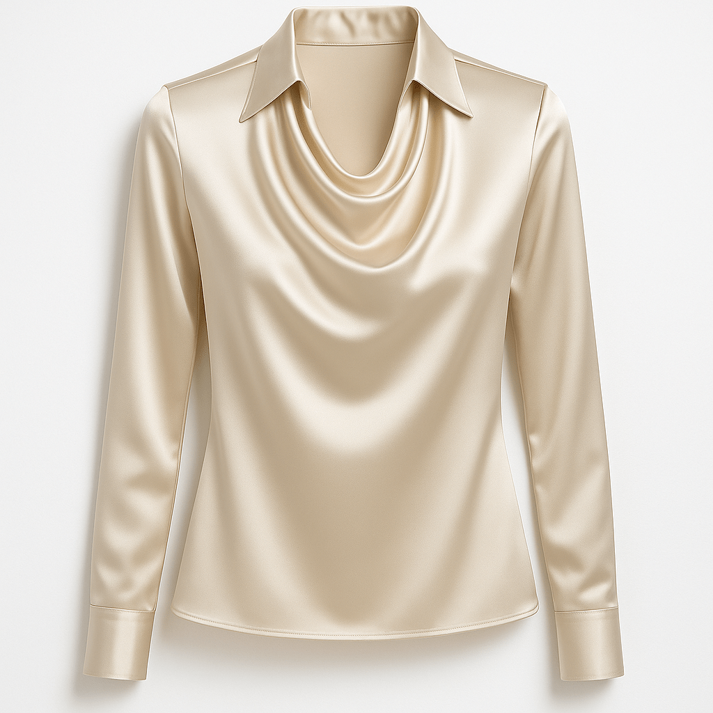 Emma™ | Glans blouse - Lune Amsterdam