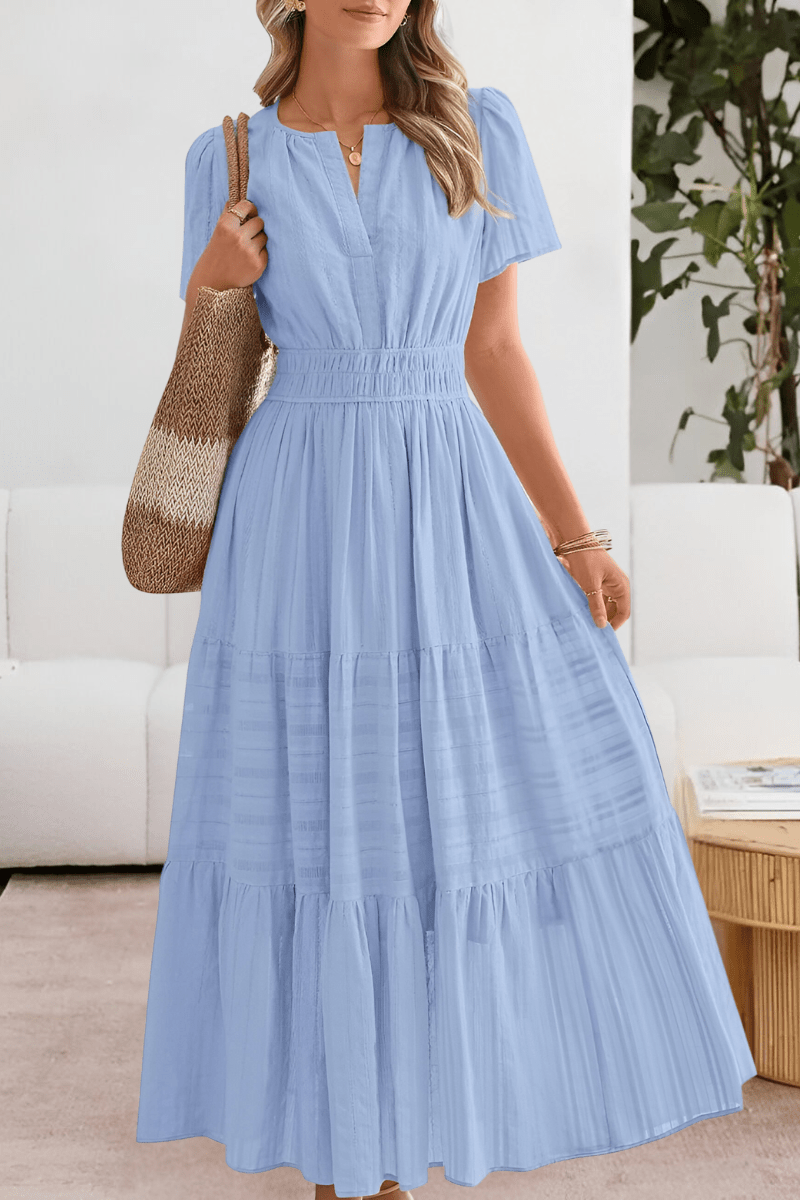 Evelien™ | Boho Breeze Zomerjurk - Lune Amsterdam
