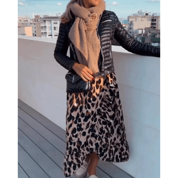 Georgia | Leopard Jurk - Lune Amsterdam