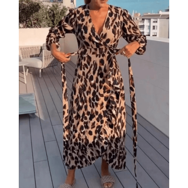 Georgia | Leopard Jurk - Lune Amsterdam