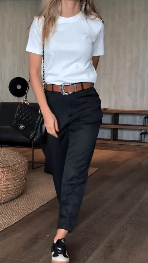Ilona | Striped Pantalon - Lune Amsterdam