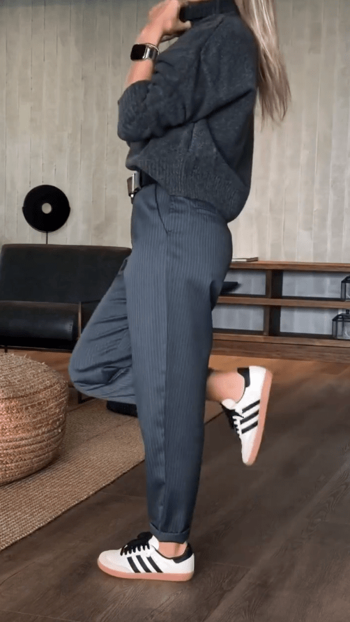 Ilona | Striped Pantalon - Lune Amsterdam
