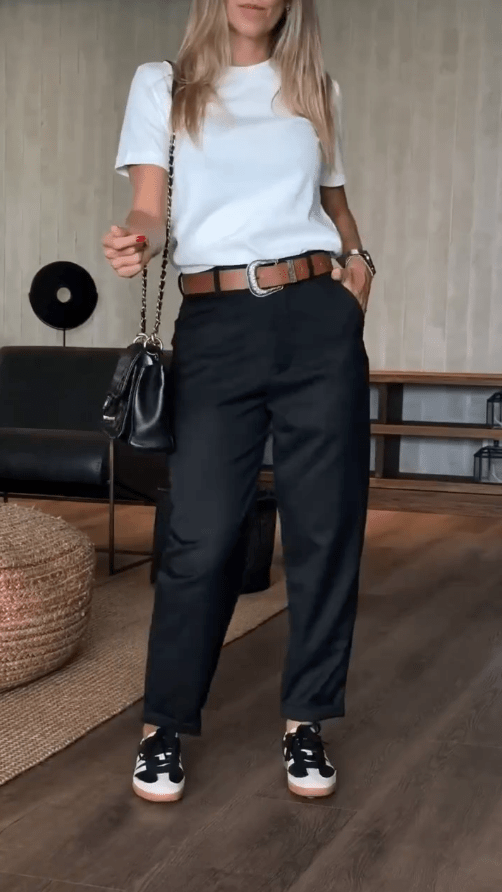 Ilona | Striped Pantalon - Lune Amsterdam