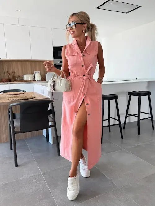 Ivy | Maxi Denim Jurk - Lune Amsterdam