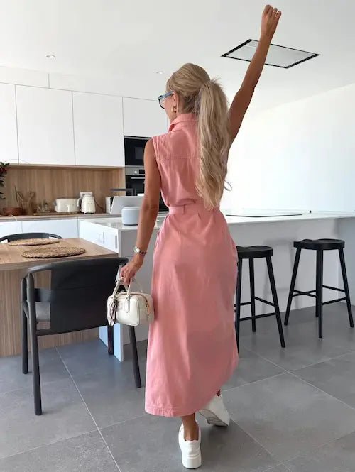 Ivy | Maxi Denim Jurk - Lune Amsterdam