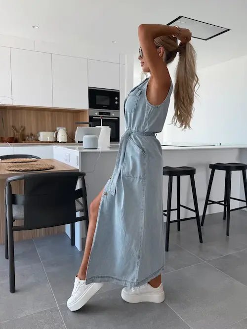 Ivy | Maxi Denim Jurk - Lune Amsterdam