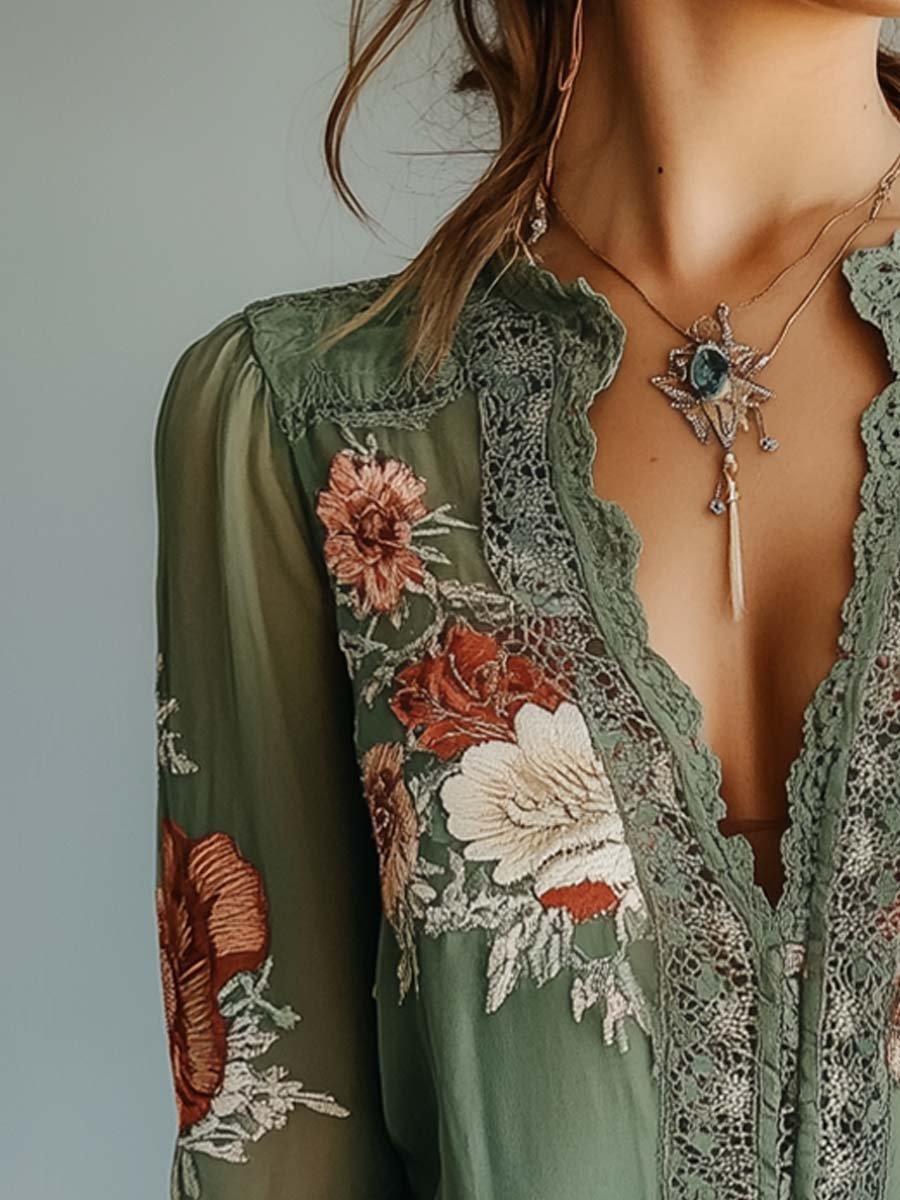 Julia | Ruffle Blouse - Lune Amsterdam