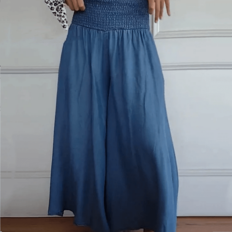Kayla | Wijde Denim Broek - Lune Amsterdam