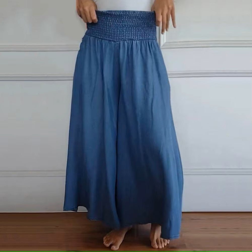 Kayla | Wijde Denim Broek - Lune Amsterdam