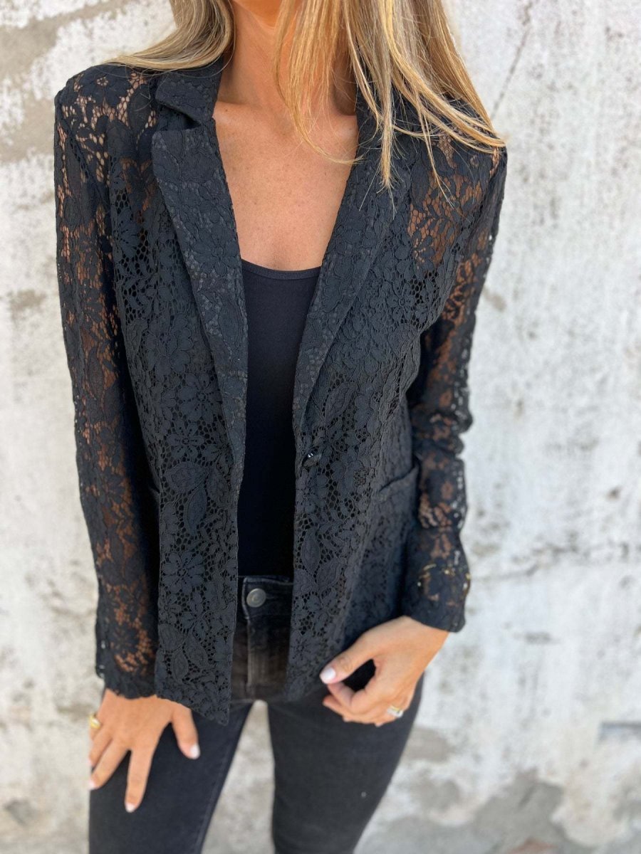 Lara™ | kanten blazer - Lune Amsterdam