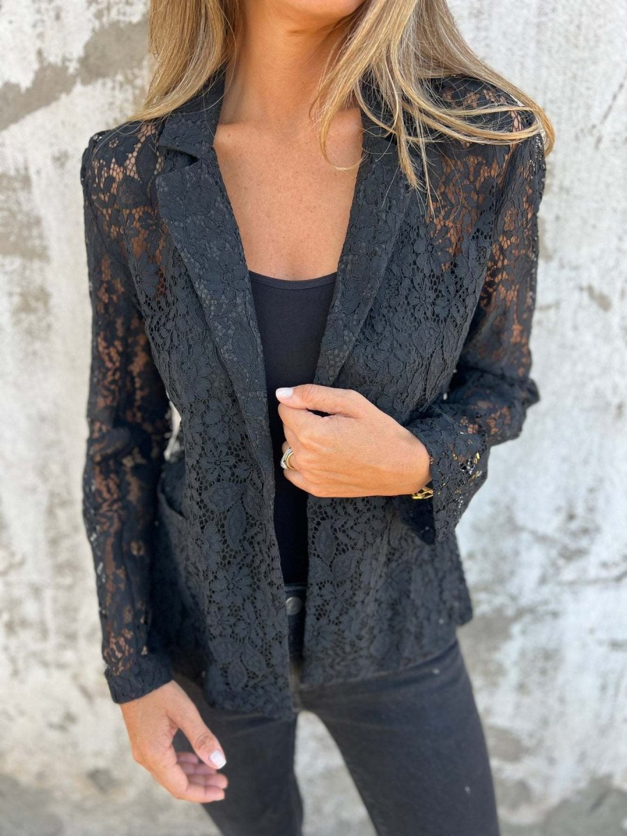 Lara™ | kanten blazer - Lune Amsterdam