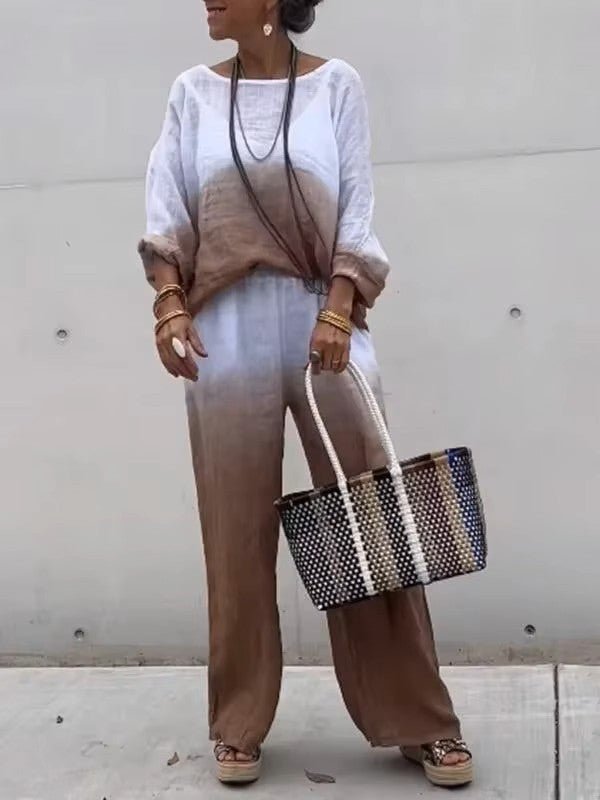 Leona | Linnen Co - ord Set - Lune Amsterdam
