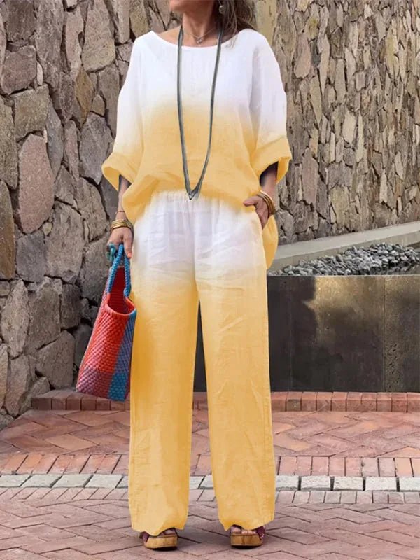 Leona | Linnen Co - ord Set - Lune Amsterdam