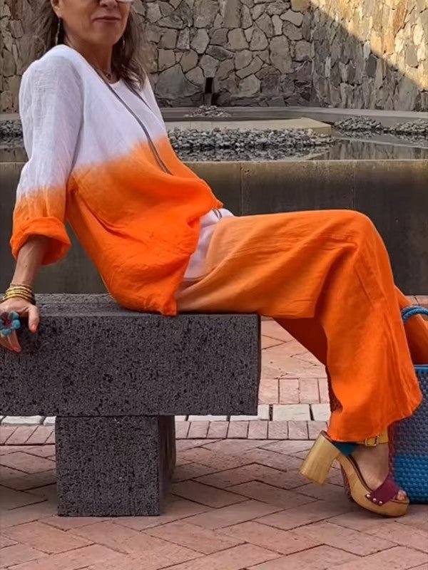 Leona | Linnen Co - ord Set - Lune Amsterdam