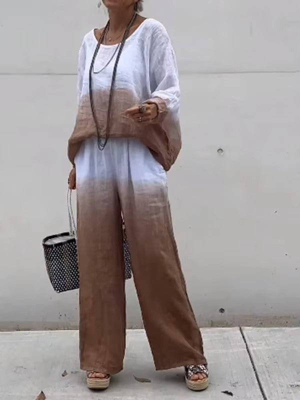 Leona | Linnen Co - ord Set - Lune Amsterdam