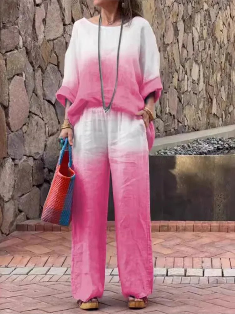 Leona | Linnen Co - ord Set - Lune Amsterdam