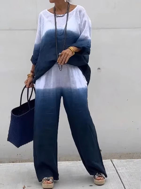 Leona | Linnen Co - ord Set - Lune Amsterdam