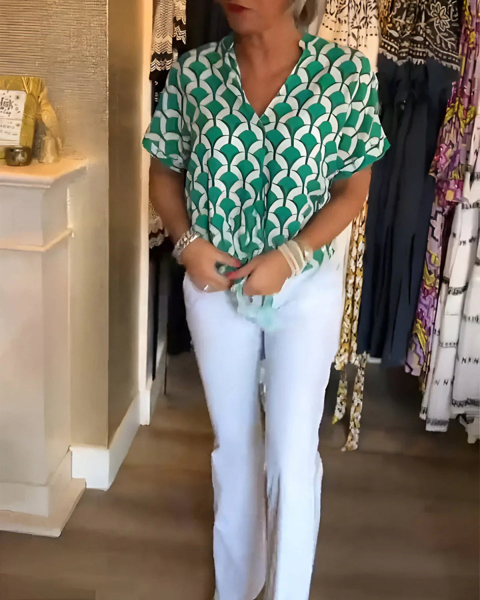 Leontine | Zomer Blouse - Lune Amsterdam