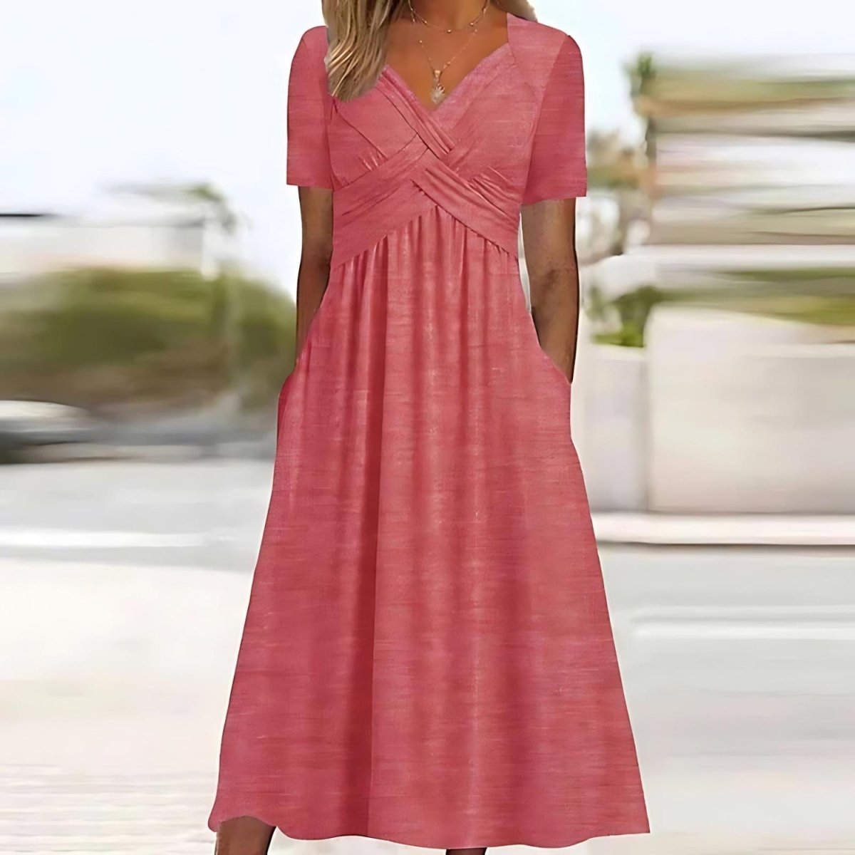 Lindsay™ – Midi Jurk - Lune Amsterdam
