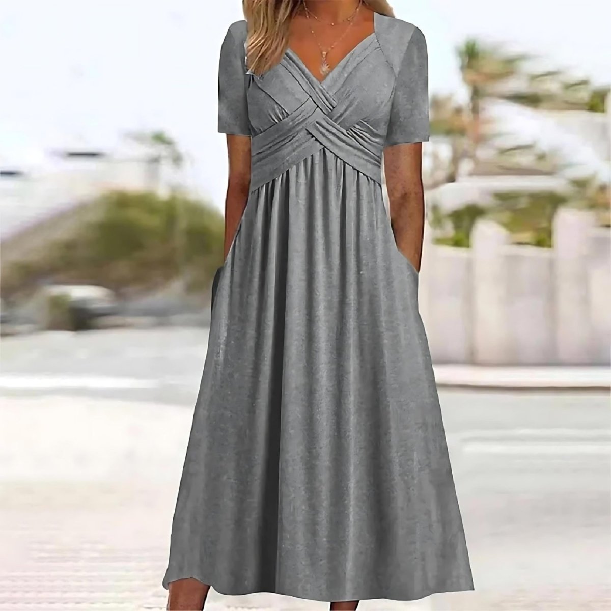 Lindsay™ – Midi Jurk - Lune Amsterdam
