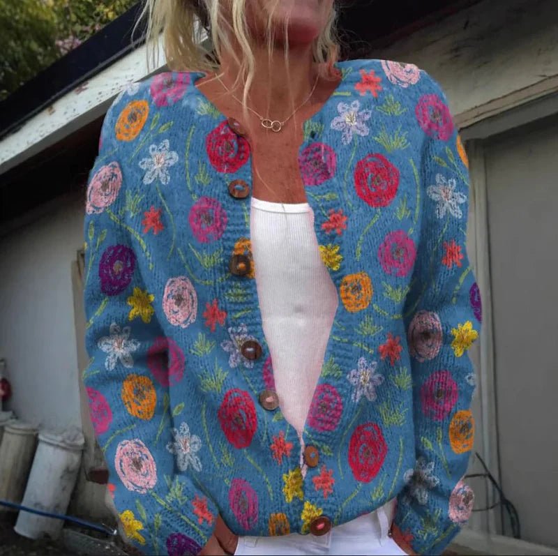 Magda™ | Vest met print - Lune Amsterdam
