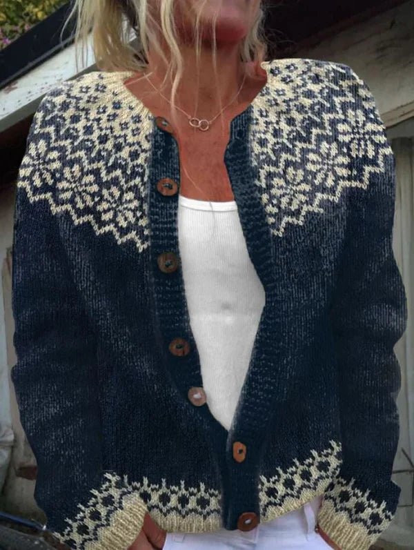 Magda™ | Vest met print - Lune Amsterdam