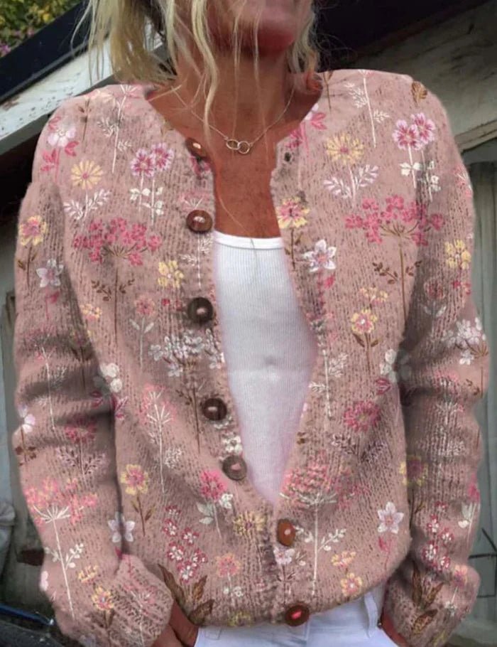 Magda™ | Vest met print - Lune Amsterdam