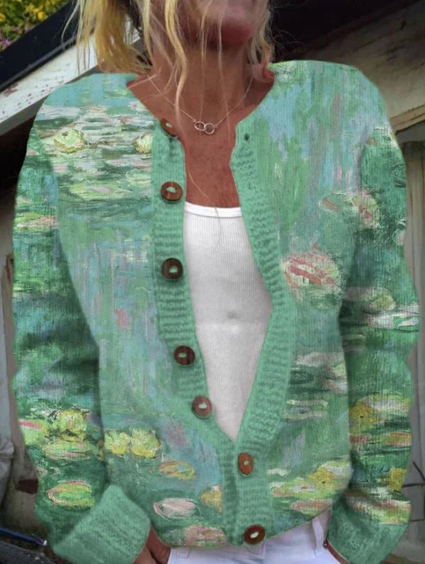 Magda™ | Vest met print - Lune Amsterdam