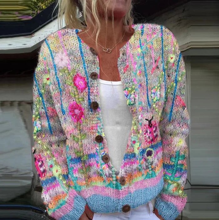 Magda™ | Vest met print - Lune Amsterdam