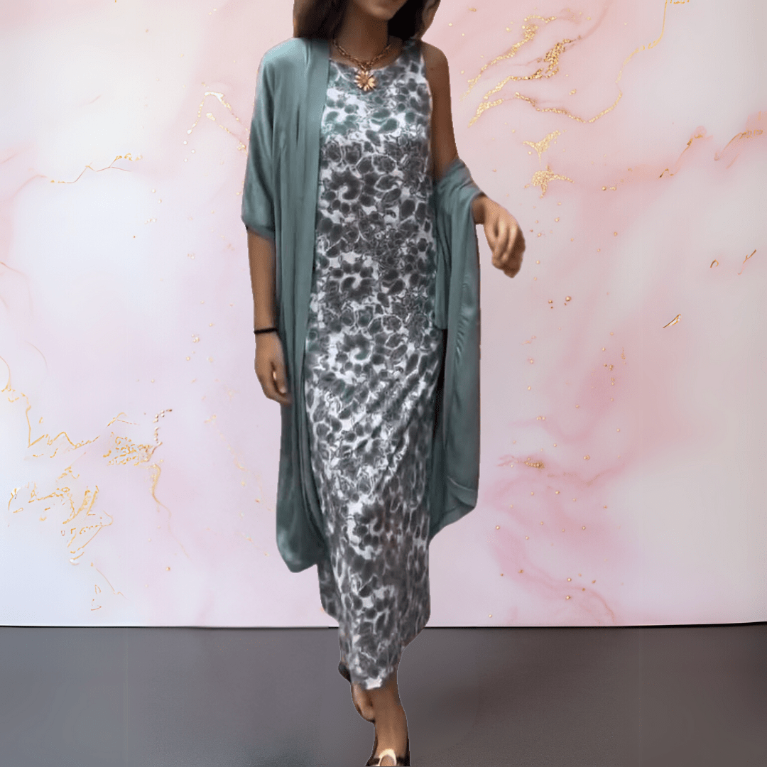 Manon™ | Elegante jurk met vest - Lune Amsterdam