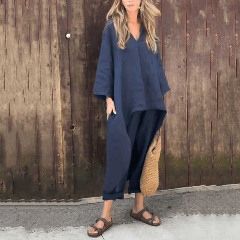 Marissa | Linnen Co - ord Set - Lune Amsterdam
