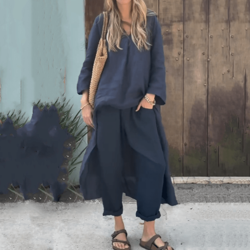 Marissa | Linnen Co - ord Set - Lune Amsterdam