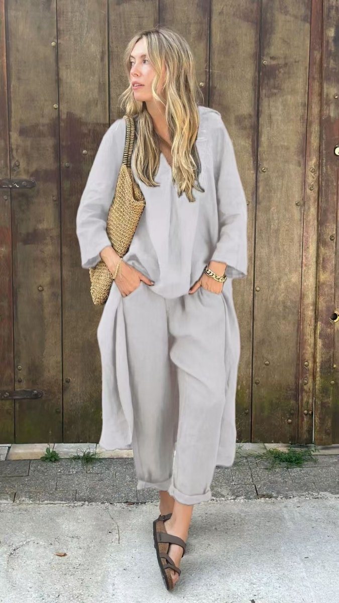 Marissa | Linnen Co - ord Set - Lune Amsterdam