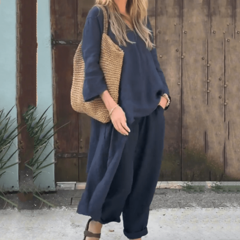 Marissa | Linnen Co - ord Set - Lune Amsterdam
