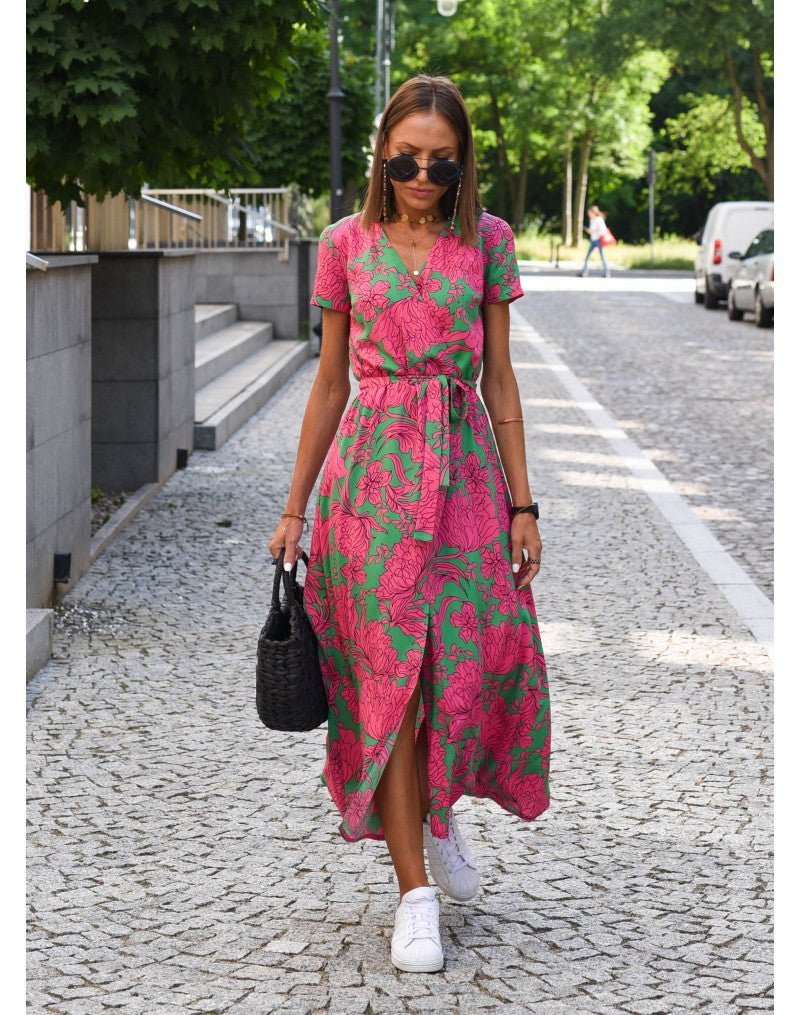 Nadine™ | Elegante Bloemenjurk - Lune Amsterdam