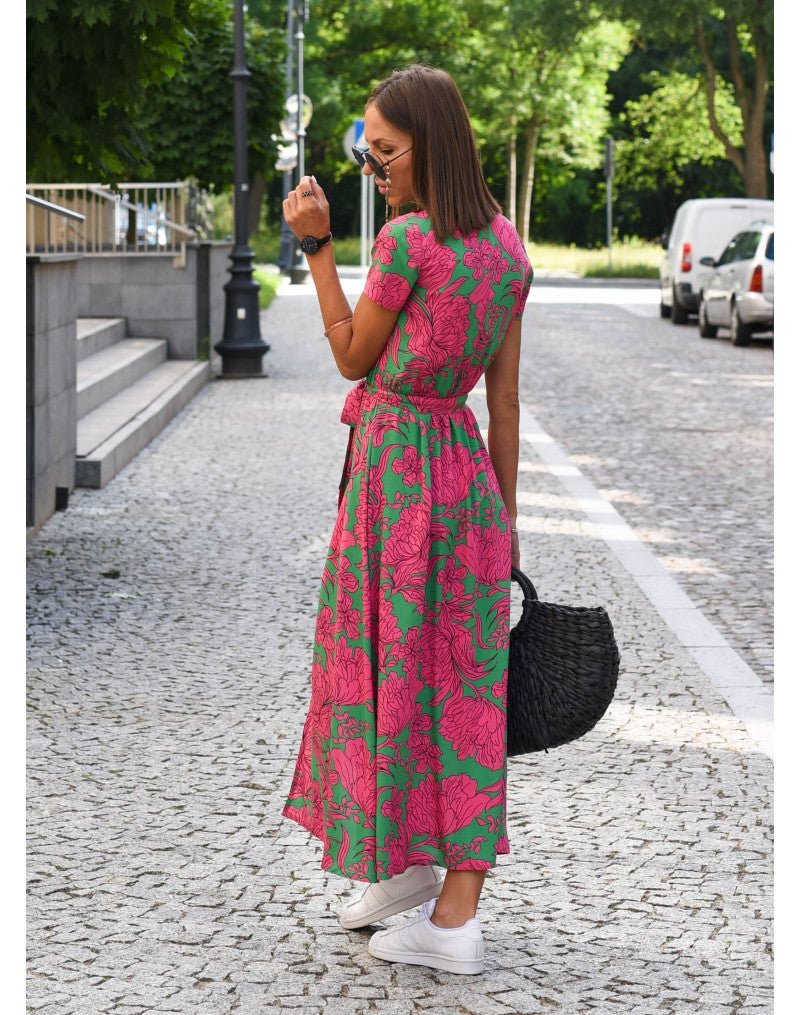 Nadine™ | Elegante Bloemenjurk - Lune Amsterdam