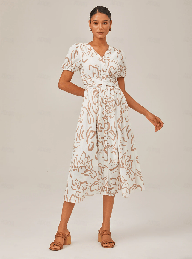 Natalie | Maxi Zomer Jurk - Lune Amsterdam