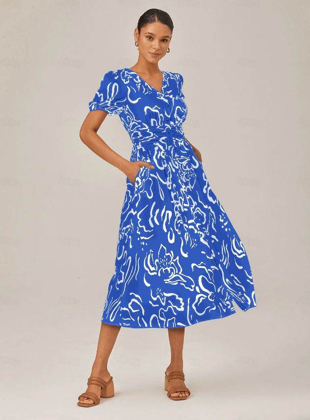 Natalie | Maxi Zomer Jurk - Lune Amsterdam