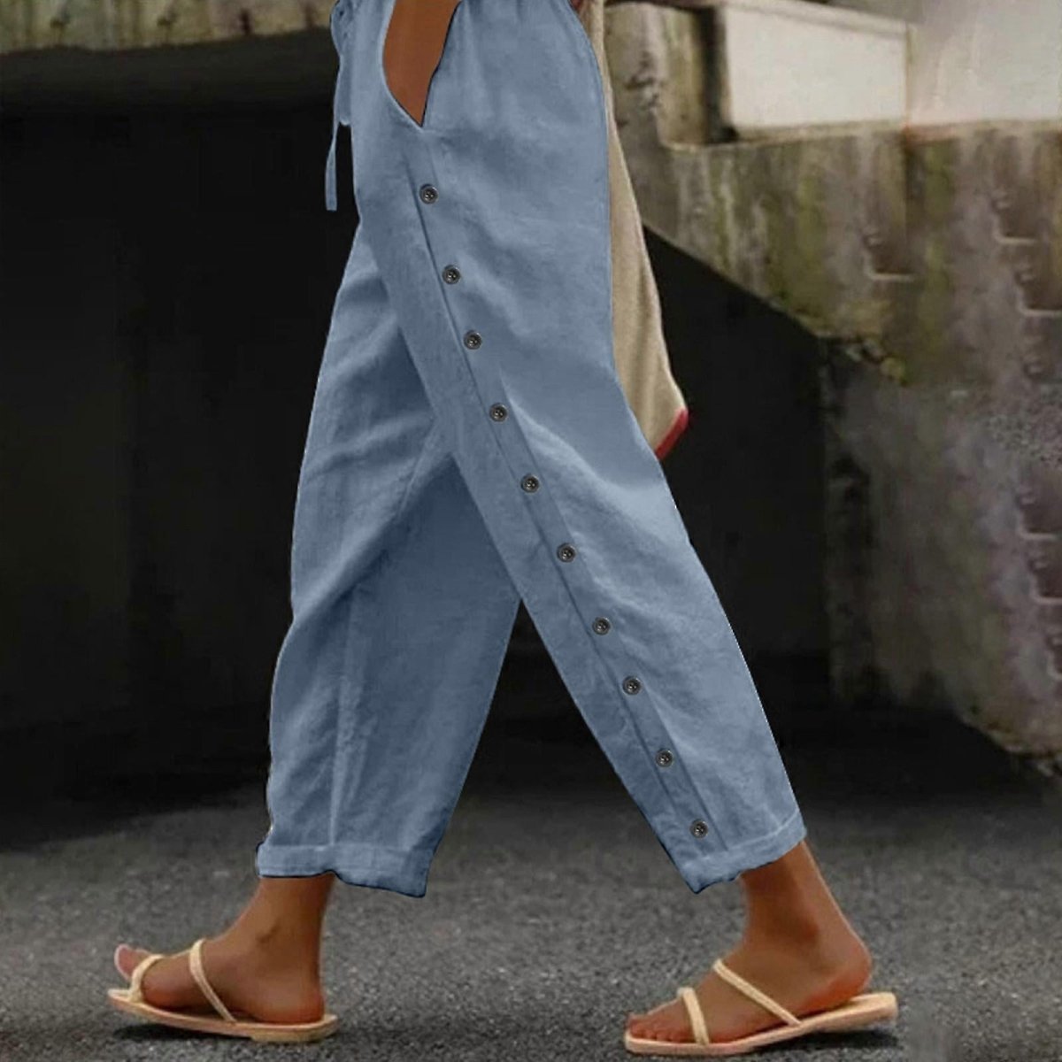 Rebecca | Linnen Broek - Lune Amsterdam