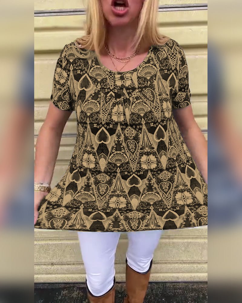 Rita | Retro Zomer T-Shirt - Lune Amsterdam